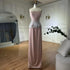 Luxury Dubai Saudi Nude Pink Arabic Mermaid Evening Dresses Gowns Beaded Tassel for Occasion LA72804 - SERENE HILL