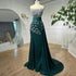 Serene Hill High Split With Skirt Mermaid Nude Sexy CRYSTAL Beaded Evening Dresses Gowns For Women Party 2025 LA72135 - SERENE HILL