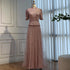 Luxury Designer Arabic Pink Evening Dress LA72955 - SERENE HILL