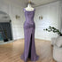Dubai Elegant Purple Evening Dress with Sleeveless Tulle LA72790 - SERENE HILL