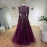 Serene Hill Dubai Arabic Designer Luxury Sage Green A Line Beaded Evening Dresses Gowns For Women Wedding Party 2025 LA72342 - SERENE HILL