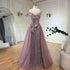 Serene Hill Golden Mermaid Evening Dress With Skirt - Women&