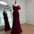 Pink One-Shoulder Luxury Beaded Cut Out Mermaid Evening Dress LA72455 - SERENE HILL