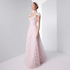 Luxury Pink Floral Appliqué Evening Dress with Open Back 2025 LA73119 - SERENE HILL