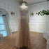 Luxury Nude Beaded Mermaid Evening Dress with Overskirt LA73042A - SERENE HILL