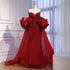 Luxury Designer Red Beaded Mermaid Evening Dress with Cape LA72896 - SERENE HILL