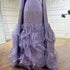 Elegant Nude Beaded Evening Dress with Cape Sleeves LA72317C - SERENE HILL