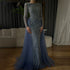 Modest Beaded Luxury Evening Dresses with Detachable Skirt LA71750 - SERENE HILL