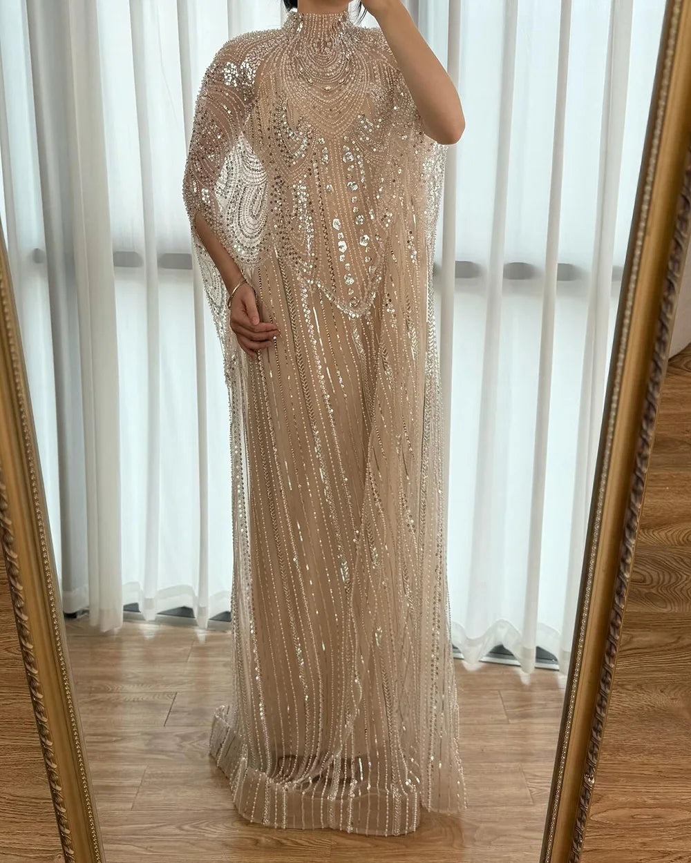 audi Arabian Luxury Champagne Kaftan Evening Gown Elegant Wedding For Champagne / 2 audi Arabian Luxury Champagne Kaftan Evening Gown Elegant Wedding For Champagne / 2