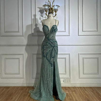Luxury Mermaid Evening Dress with Split LA72480A - SERENE HILL