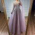 Luxury Caramel Dubai Evening Dress with Cape LA73269 - SERENE HILL