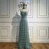 Luxury Nude Beaded Mermaid Evening Dress for Occasion Saudi LA72871 - SERENE HILL