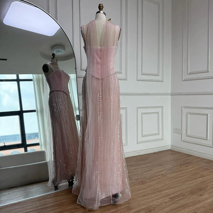 Glamorous Mermaid Evening Dress with Pearls LA73070 - SERENE HILL