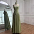 Classy Sage Green A-Line Chiffon Evening Dress LA73073 - SERENE HILL