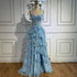 SERENE HILL A-Line/Princess Tulle Lace er Court Train Prom Dress With Ruffles Sequins LA72586 - SERENE HILL