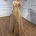 Serene Hill Pink Beaded Off Shoulder Evening Dress LA73413 - SERENE HILL