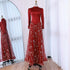 Luxury Sage Green Muslim Beaded Evening Dress LA72805A - SERENE HILL