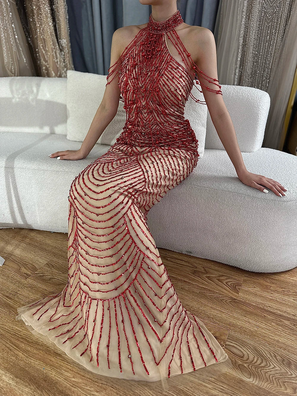 On Sale no return no refundSexy Elegant Mermaid Evening Dresses LA6227 - SERENE HILL