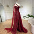 Luxury Green One Shoulder Mermaid Evening Dress with Cape LA72472 - SERENE HILL