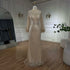 Modest Gray High Neck Mermaid Evening Dress with Long Sleeves LA71690A - SERENE HILL