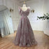 Glitter Lime Green Luxury Dubai Evening Dress Engagement Arabic LA72447 - SERENE HILL