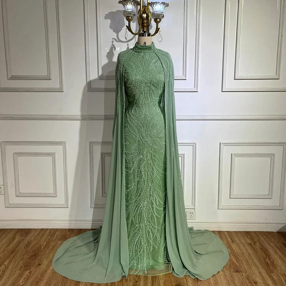 strapless open back dress Luxury Silver Nude Evening Dresses with Cape Sleeves Champagne Women  Wedding Party Dress – Jill Wish