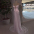 Luxury Dubai Arabic Lilac Beaded Mermaid Satin Evening Dresses Gowns for Formal Occasion LA72808 - SERENE HILL