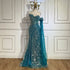 Luxury Beaded Scalloped Blue Evening Dress LA72600 2025 - SERENE HILL