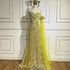 Luxury Beaded Scalloped Blue Evening Dress LA72600 2025 - SERENE HILL
