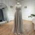 Serene Hill Arabic Nude Mermaid Beaded Tassel Evening Dresses Luxury Gowns 2025 for Women&