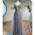 Serene Hill Arabic Green Mermaid Elegant Beaded Evening Dresses With Cape Sleeves Gowns For Women Wedding Party 2025 LA72131 - SERENE HILL