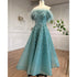 Serene Hill Arabic Lilac A-Line Ankle Length Beaded Feather Luxury Evening Dresses Gowns for Women Wedding Party 2025 LA71932 - SERENE HILL