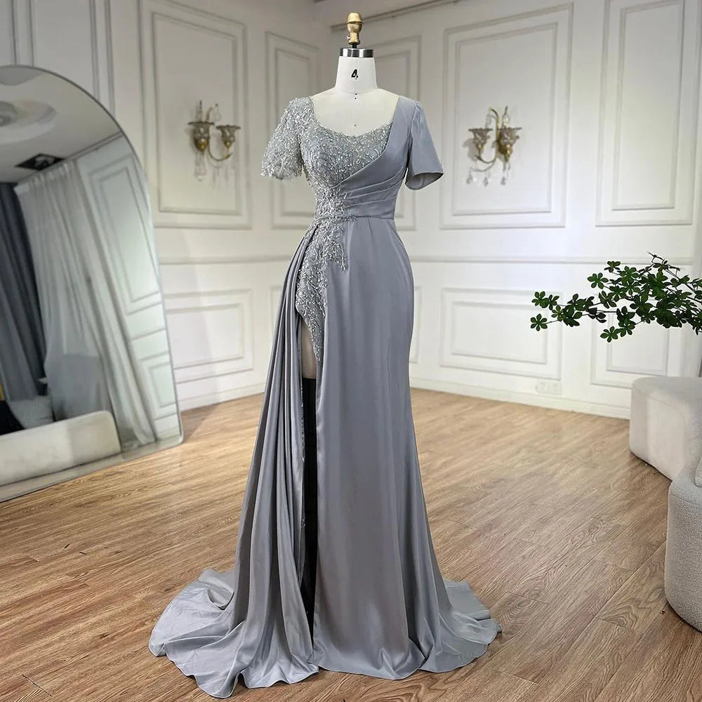 lilac grey wedding dress Lavender bridal gown 4 US / Lavender main image 1