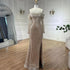 Serene Hill Arabic Nude Mermaid Boat Neck Beaded Luxury Dubai Evening Dresses Gowns For Women Wedding Party 2025 LA72318A - SERENE HILL