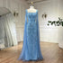 Nude Pink Luxury Evening Dresses with Cape Sleeves LA72261 - SERENE HILL