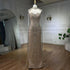 Arabic Nude Mermaid Tassel Beaded Luxury Evening Dress Gown LA72237 - SERENE HILL