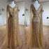 Serene Hill Arabic Turquoise Mermaid Beaded Cape Sleeves Elegant Evening Dresses Gowns 2025 For Women Wedding Party LA72168 - SERENE HILL