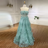 Serene Hill Arabic Turquoise Appliques Elegant A Line Long Evening Dresses Gowns for Women Wedding Party 2025 LA72445 - SERENE HILL