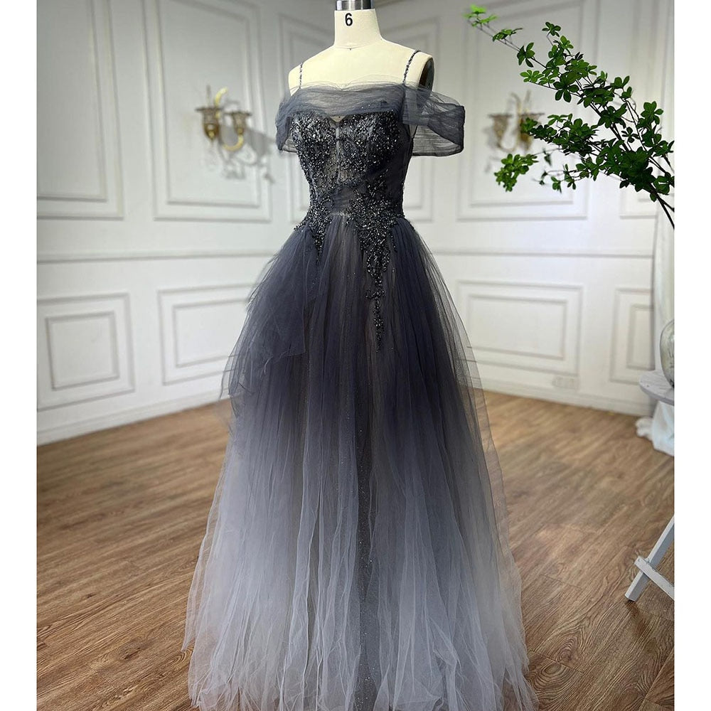 Serene Hill !! Available Cleareance Sale Luxury Evening Dresses for Gray / 16