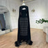 Bling Black Arabic Mermaid Evening Dress with Cape Feather LA72410 - SERENE HILL