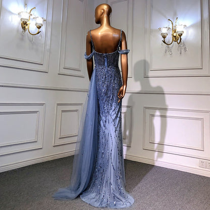 Luxury Mermaid Pink Evening Dresses for Women Wedding Party LA71571 - SERENE HILL
