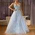 Luxury Dubai Arabic Long A-Line Spaghetti Strap Graduation School Party Gown Celebrity Prom Dresses LA71887 - SERENE HILL