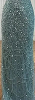 Luxury Dubai Nude Mermaid Arabia Beaded Evening Dress Gown with Detachable Skirt for Formal Occasion LA72243A - SERENE HILL