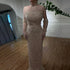 Luxury Nude Mermaid Evening Dresses with Gloves LA72032A - SERENE HILL
