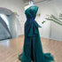 Serene Hill Dubai Green Beaded Mermaid High Split Evening Gowns 2025 Prom Dresses For Women Wedding Party LA72090 - SERENE HILL