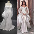 Serene Hill Dubai Off Shoulder Lantern Sleeves Wedding Dresses Crystal Lace Mermaid Elegant Bridal Gowns Custom Made HA2402 - SERENE HILL