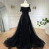 Serene Hill Gold Mermaid Elegant One Shoulder Overskirt Beaded Luxury Evening Dresses Gowns 2025 For Women Wedding Party LA72453 - SERENE HILL