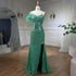 Luxury Beaded Feather Mermaid Lilac Evening Dres LA72212A - SERENE HILL