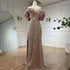 Luxury Dubai Luxury Dubai Off Shoulder Mermaid Sage Green Evening Dresses For Women Arabic Wedding Party Gown LA72281 - SERENE HILL
