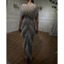 Luxury Dubai White Feathers Two Pieces Evening Dresses LA72098 - SERENE HILL